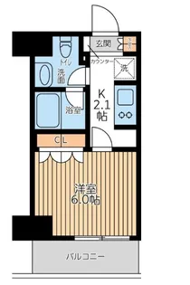 City Lux Tobe【8階】の間取り
