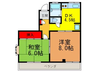 ヴィラパ-ク渡邉【3階】の間取り