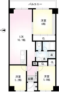 メゾン富士見ヶ丘【4階】の間取り