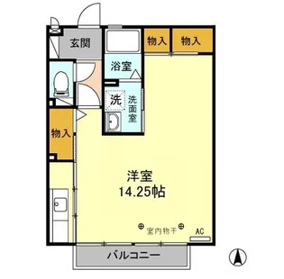 レセンテ煌 A【2階】の間取り
