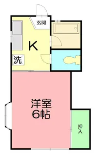 ハイツハーモニー【1階】の間取り
