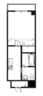 B-RISE玉造【7階】の間取り