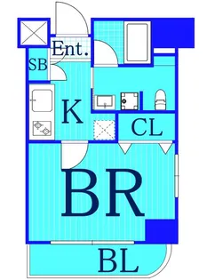 グリフィン新横浜七番館【9階】の間取り