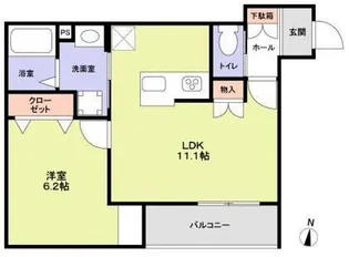 プルニエ(Prunier)【2階】の間取り