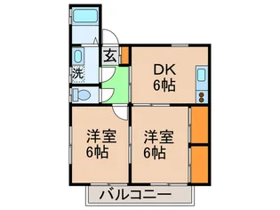フォレストハイツ・A【1階】の間取り