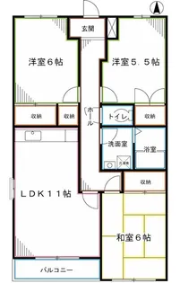 メゾンビューラー【2階】の間取り