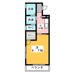 マンダリーノ【3階】の間取り