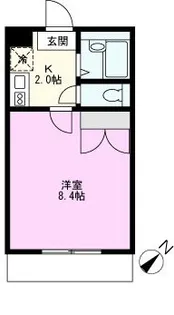 アクシス【3階】の間取り