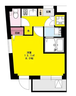 b’CASA綾瀬【2階】の間取り