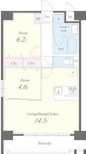モンテジョア【9階】の間取り