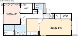 シェソワ鶴見緑地【3階】の間取り