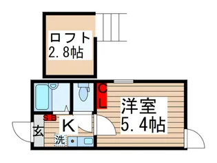 リブ六町【3階】の間取り