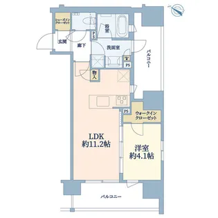ルジェンテ千代田神保町【5階】の間取り