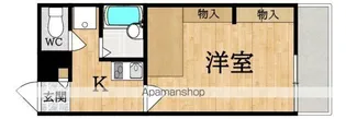 レオパレスLa Vista(ラビスタ)【2階】の間取り