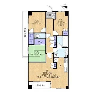 アクス御殿山【12階】の間取り
