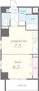 TSII【6階】の間取り