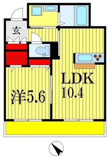 ラ・ルーチェ【2階】の間取り