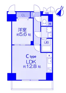 Twin Square II【8階】の間取り