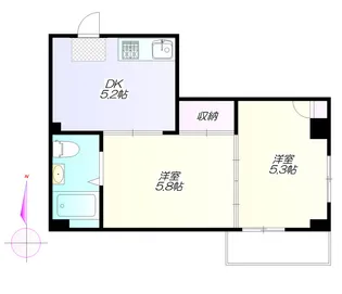 ESPERANZA HATSUDAI【3階】の間取り