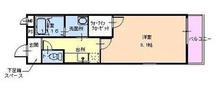 フジパレス鶴見III番館【2階】の間取り