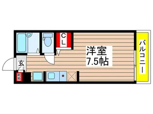 パークグランド天台【1階】の間取り