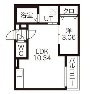 Warren kanseiII【1階】の間取り