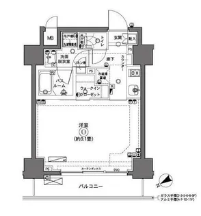 ZOOM横浜【4階】の間取り
