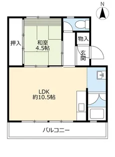 UR藤ヶ丘【2階】の間取り