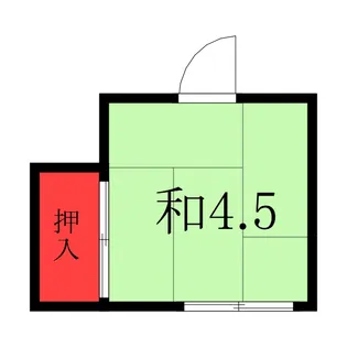 鈴木荘【2階】の間取り
