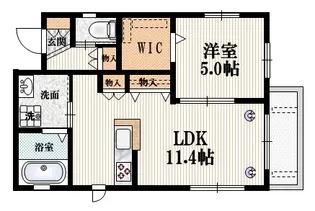 Spica Sengawa【2階】の間取り
