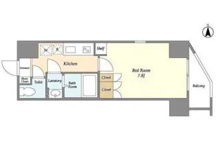 エムレジデンス両国森下【9階】の間取り