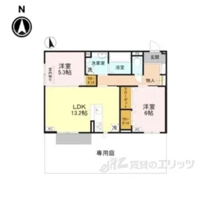 エクシード2【1階】の間取り