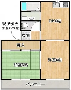 コンフレール【2階】の間取り