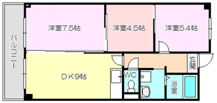 シャングリラみつもと【2階】の間取り