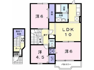 フィオーレBの間取り