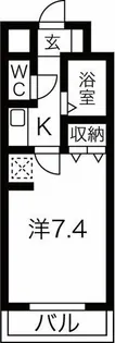光レジデンス南館【2階】の間取り