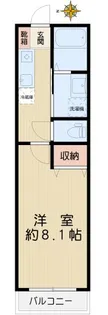 フェリオ本郷【1階】の間取り