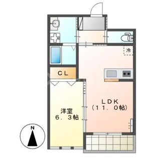 Legacy稲毛【3階】の間取り