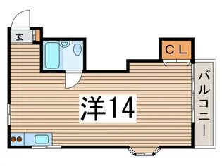 コーポヤマト【2階】の間取り