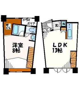 マナーガーデン【3階】の間取り
