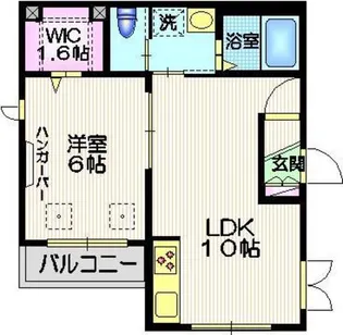 ロジールパサージュ目黒【2階】の間取り