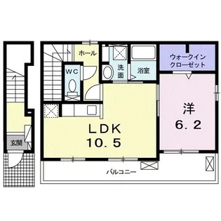 ルミエール【2階】の間取り
