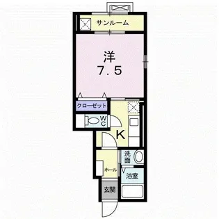サンセレ-ノ【1階】の間取り