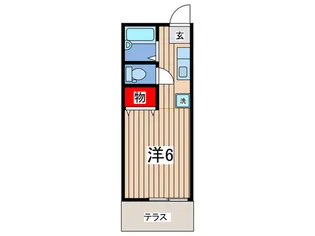 ローズコート【1階】の間取り