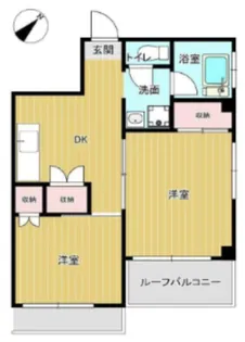 ファミールカワセ【4階】の間取り