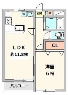 ロイヤルハイツ上北沢【1階】の間取り