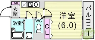 パピヨン青木【2階】の間取り