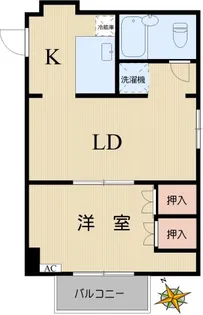 JLBグランエクリュ後楽園【2階】の間取り
