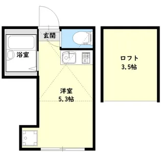 JTレジデンス巣鴨【2階】の間取り