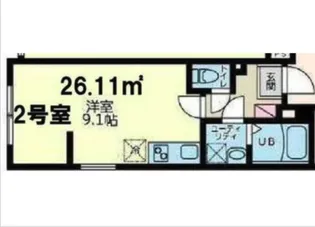 rcレジ亀戸【1階】の間取り